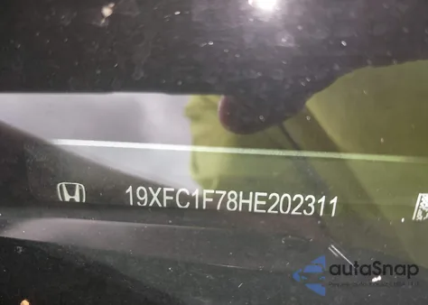 2017 Honda Civic Ex-L из США, поврежденный, VIN 19XFC1F78HE202311